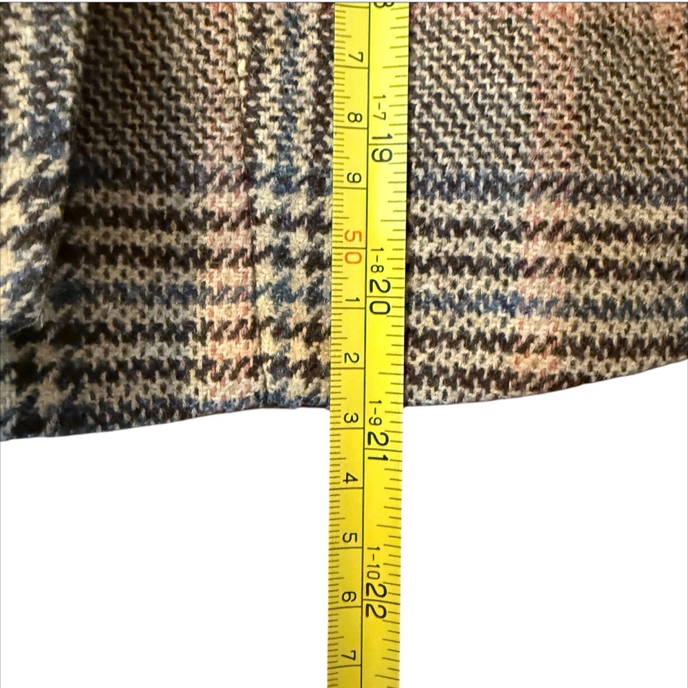 Armani Collezioni - Plaid Virgin Wool Cashmere Blend Jacket Blazer - Size 4 -EUC - Picture 15 of 15